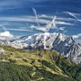 Marmolada and Pordoi from Sella Pass