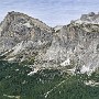 Lagazuoi/Falzarego area from Italian WW1 positions at Cinque Torri