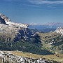 Panorama west from Cima Lagazuoi