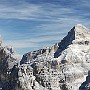 Tofana mountains seen from Cima Lagazuoi