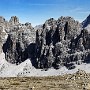 Panorama of the Tofana mountains