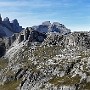 Panorama of the Sexten Dolomites and Rifugio Locatelli