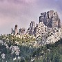 Cinque Torri, towards dusk