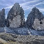 The magnificent Tre Cime di Lavaredo or Drei Zinnen