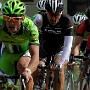 Cancellara in the second group at Mons en Pevele
